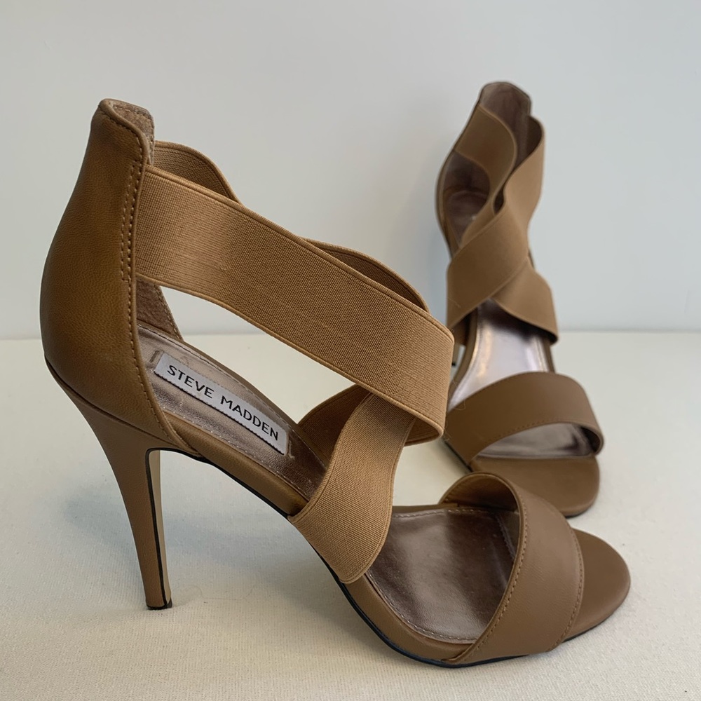 Steve Madden Darcia Nude Sandal Stiletto Size 9